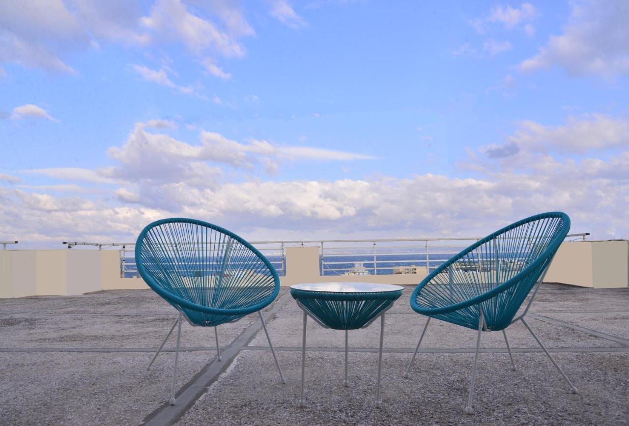 Ferienwohnung Panoramic Penthouse Chios Town Exterior foto